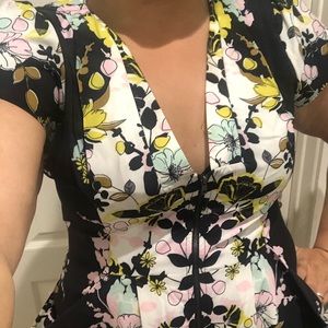 City Chic front zip tunic with pockets